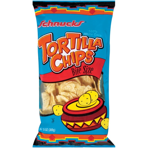 Schnucks White Corn Bite Size Tortilla Chips (13 oz) Instacart