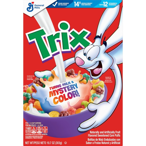 General Mills Trix Fruity Shapes Cereal Same-Day Delivery | Family