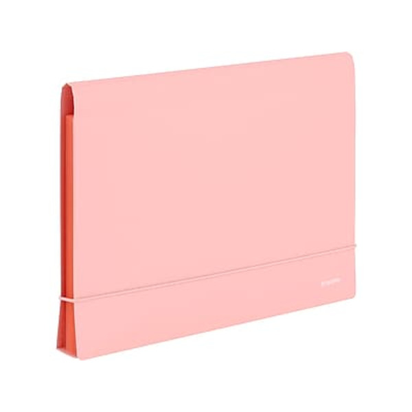 Poppin 13-Pocket Accordion File - Blush