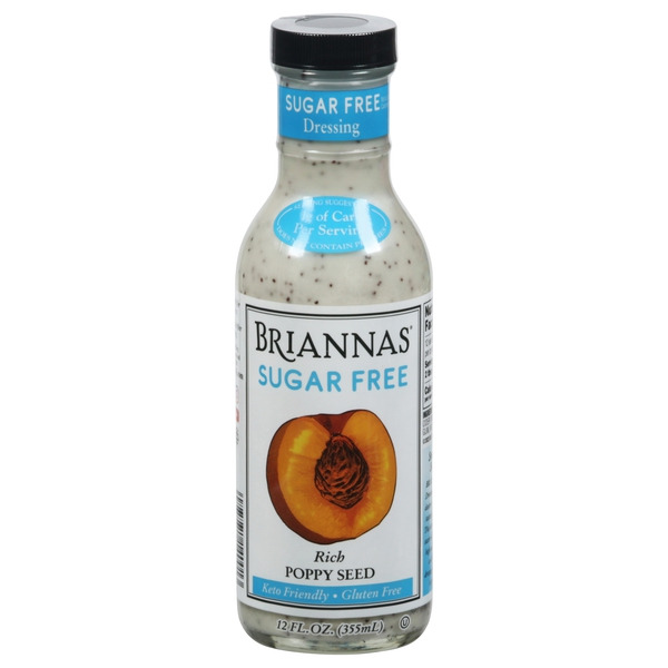 BRIANNAS Dressing, Sugar Free, Rich Poppy Seed Same-Day Delivery or Pickup | Save Mart BRIANNAS Dressing, Sugar Free, Rich Poppy Seed Same-Day Delivery or Pickup | Save Mart