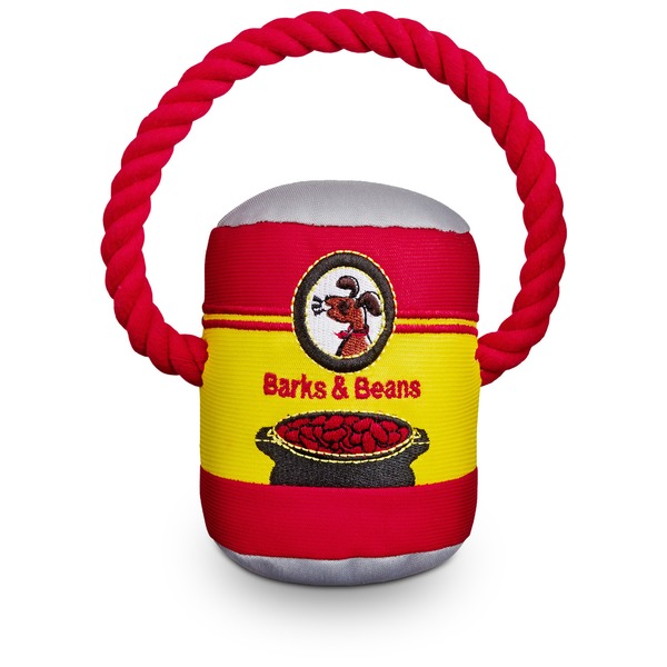 Petco Marketplace Playtime Barks & Beans Dog Toy 7" L X 3" W X 6.5" H