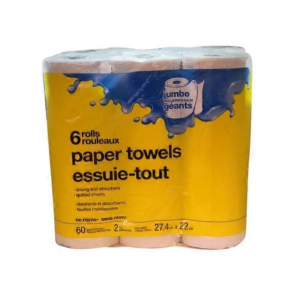 No Name Paper Towels (6 ct) from Loblaws Instacart