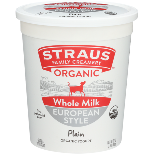 Straus Organic Plain Yogurt