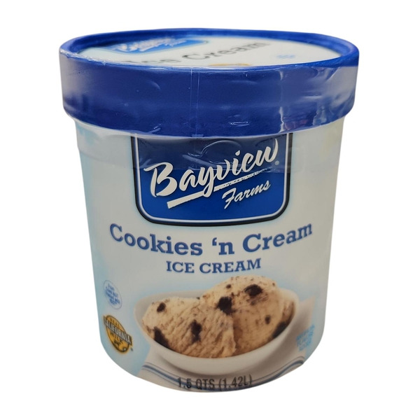 Bayview Farms Cookies 'n Cream Ice Cream Same-Day Delivery or