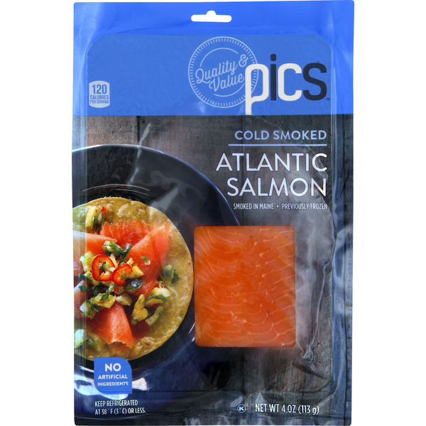 PICS Atlantic Salmon, Cold Smoked