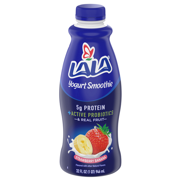 LALA Strawberry Banana Yogurt Smoothie