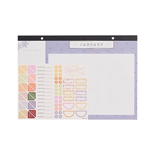 me & my BIG ideas 2027 Weekly & Monthly Desk Calendar, 22 x 17 in - Multicolored