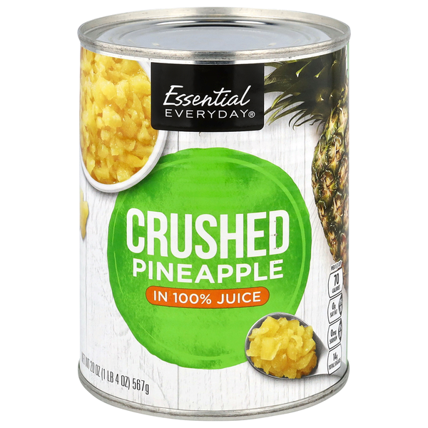 Essential Everyday Crushed Pineapple in 100% Juice