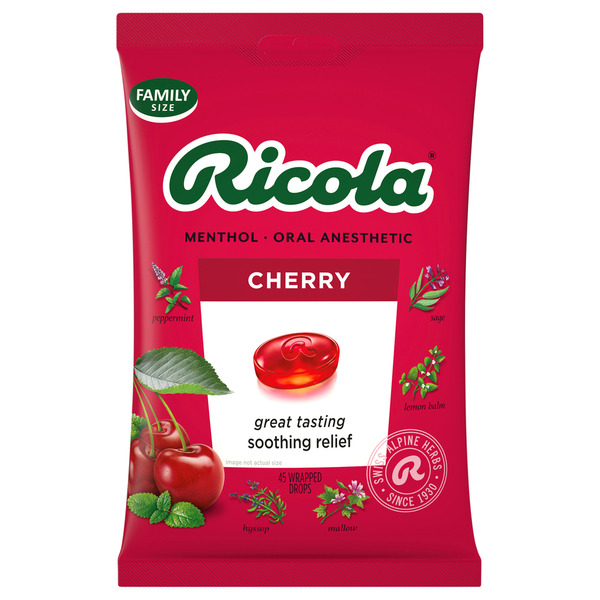 Ricola Cherry Throat Drops Same-Day Delivery or Pickup | Cash Wise