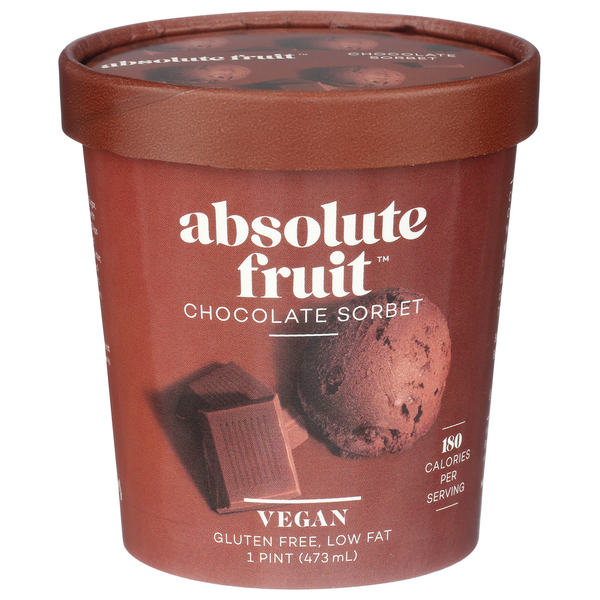Absolute Fruit Chocolate Sorbet Pint Same-Day Delivery or Pickup