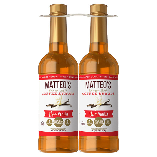 Matteo's Vanilla Coffee Syrup