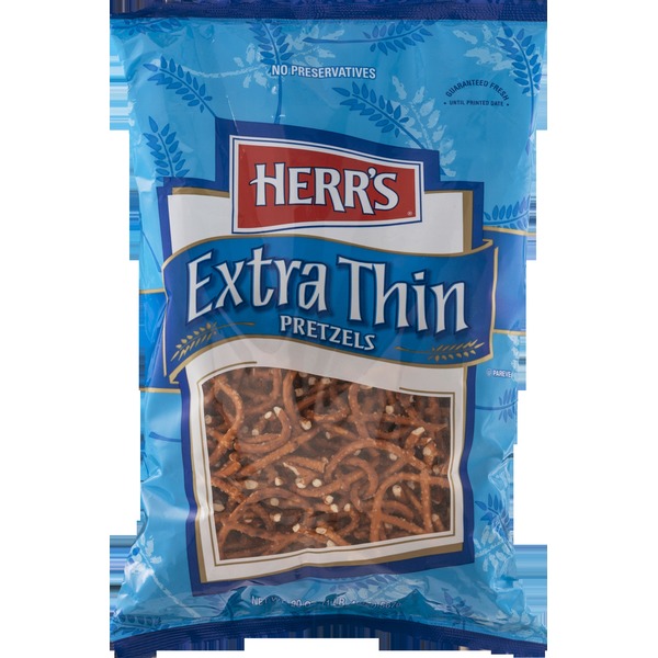 Herr's Extra Thin Pretzels (20 oz) Instacart