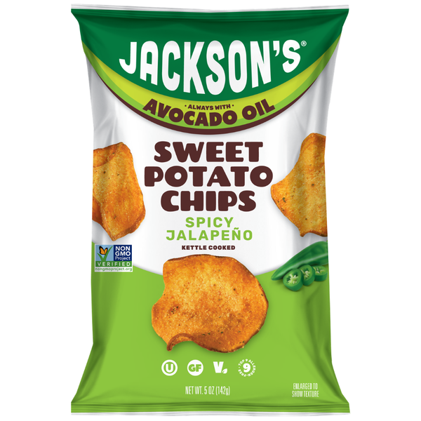 POTATO2020年1月～12月号　※値下げしました Jackson's Chips Spicy Jalapeno Avocado Oil Sweet Potato Chips Same