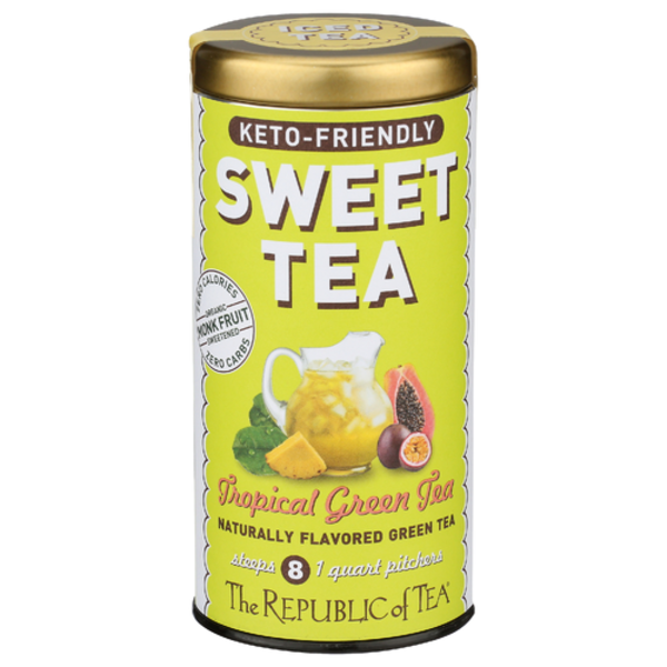 Sprouts Cold Tea The Republic of Tea Sweet Tropical Green Iced Tea Same-Day Delivery or ...