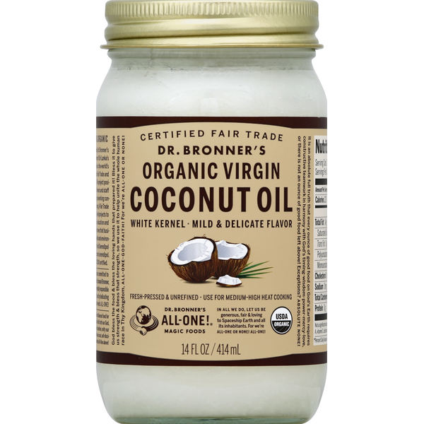 Dr. Bronner's Coconut Oil, Organic Virgin
