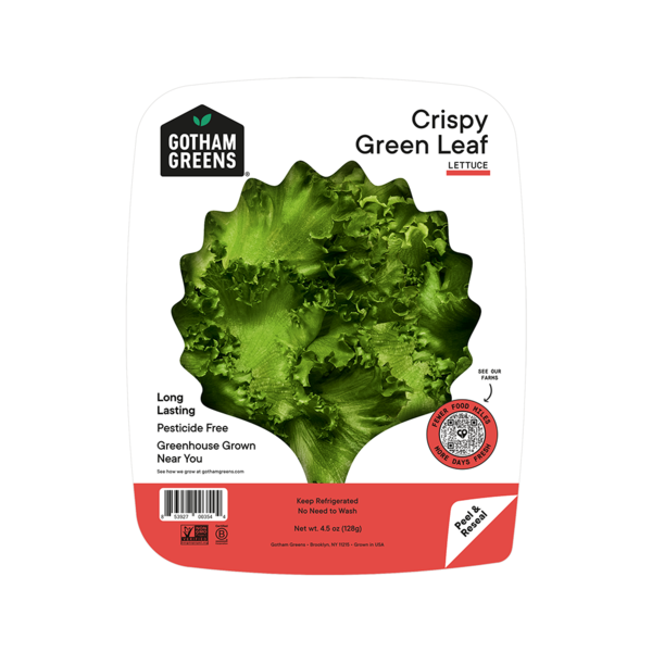 Gotham Greens Crispy Green Leaf Lettuce