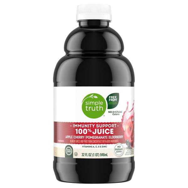 Kroger Simple Truth Immunity Support, Apple, Cherry, Pomegranate
