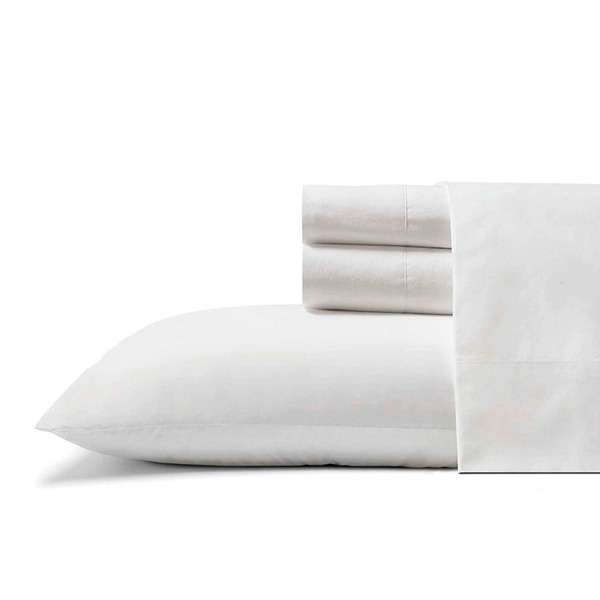 Tommy Bahama Cool Zone Solid Sheet Set, Queen - White