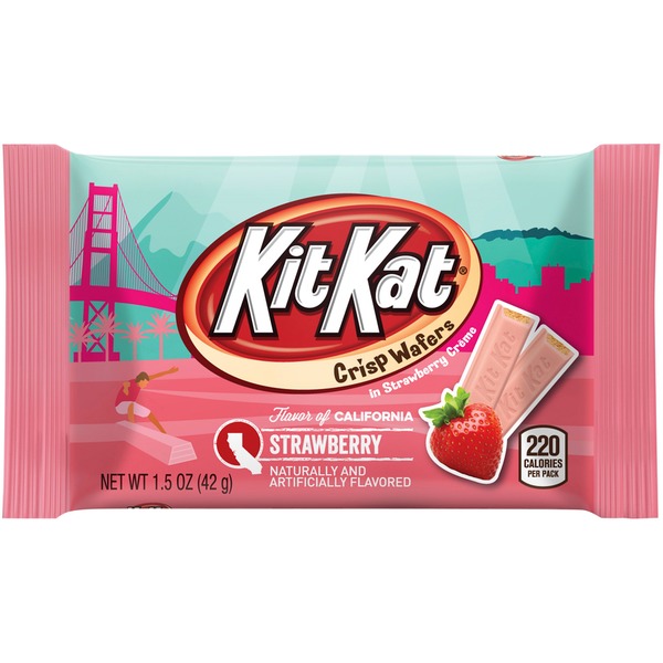 Kit Kat Strawberry Crisp Wafer Candy (1.5 oz) Instacart