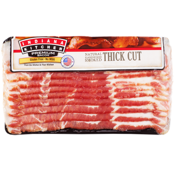 Bacon Ruler Indiana Kitchen Naturally Hardwood Smoked, Thick Cut Bacon Same-Day ...