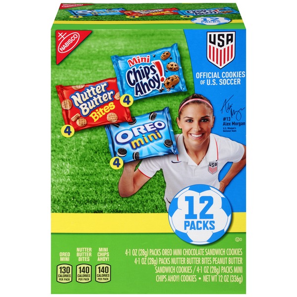 Nabisco Variety Pack Oreo Mini/Nutter Butter Bites/Mini Chips Ahoy