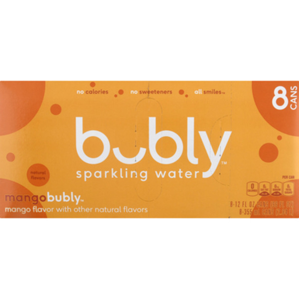 bubly Sparkling Water, Mango