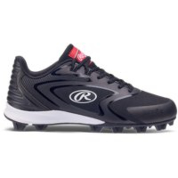 Rawlings Men's Fastball Low Rubber Molded Baseball Cleats, Size 12