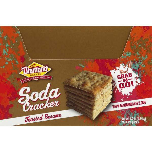 Diamond Bakery Soda Cracker, Toasted Sesame (24 oz) Instacart