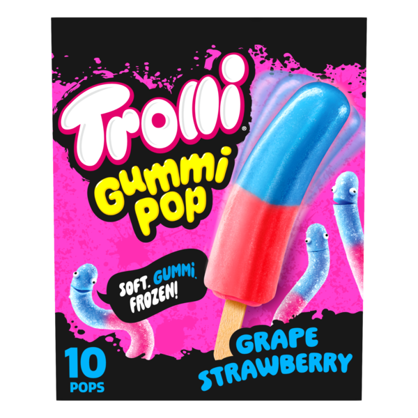 Trolli Grape and Strawberry Gummi Pops Same-Day Delivery or Pickup