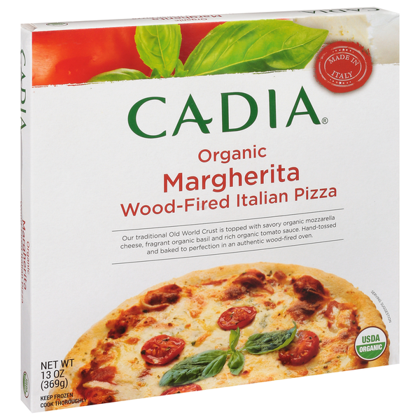 CADIA Italian Pizza, Margherita, Organic, Wood-Fired Same-Day