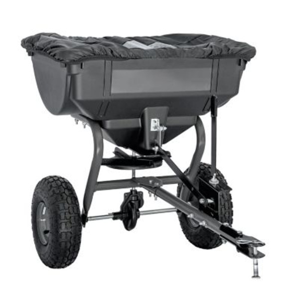 Ground Work 85 lb. Capacity 14,000 sq. ft. Tow-Behind Broadcast Spreader