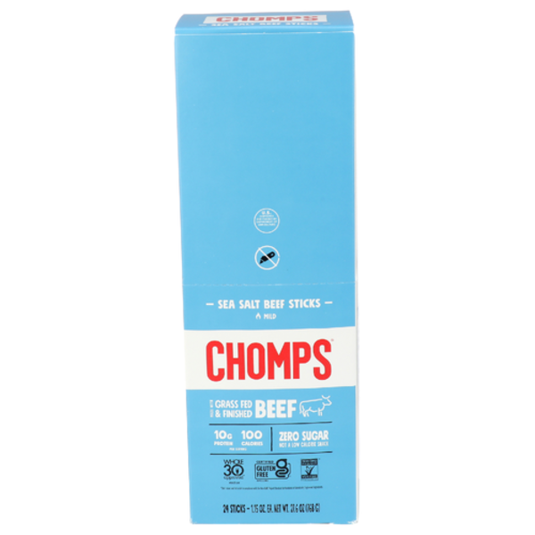 Chomps Sea Salt Beef Stick 24 Pack Case