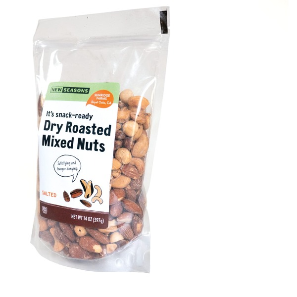 New Seasons Market Dry Roasted Salted Mixed Nuts Same-Day Delivery or ...