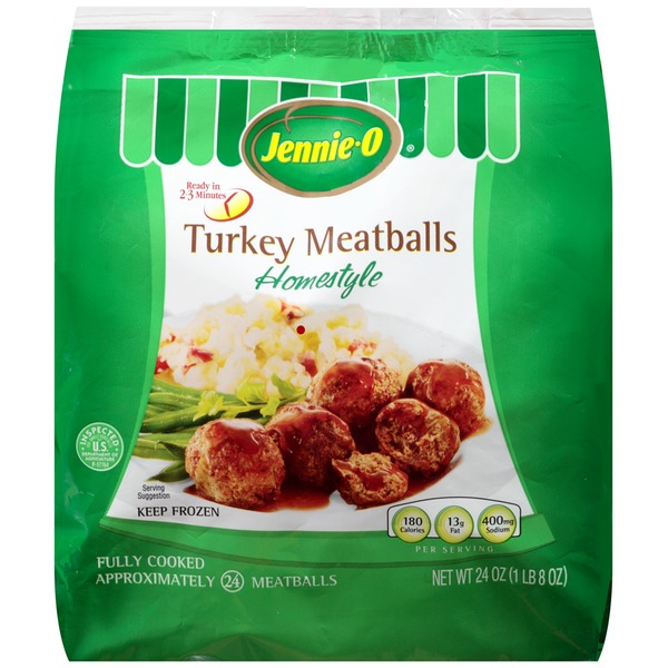 Jennieo Homestyle Turkey Meatballs (24 oz) from Schnucks Instacart