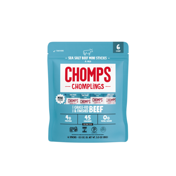Chomps Mini Sea Salt Beef Sticks