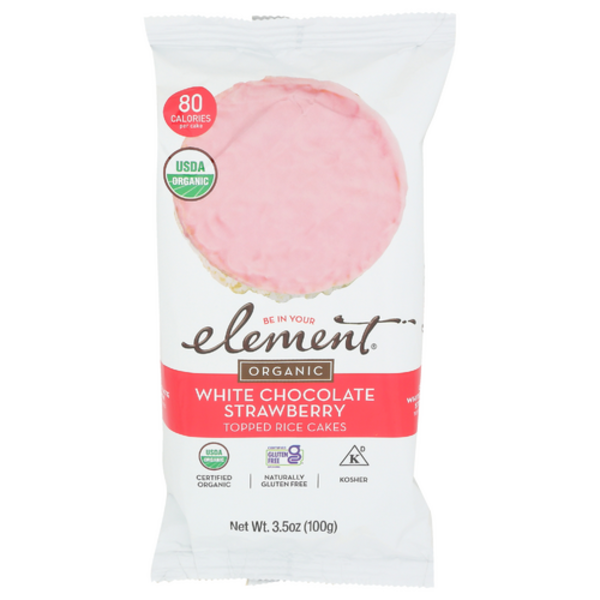 Element Organic Strawberry 'N Cream Rice Cakes Same-Day Delivery