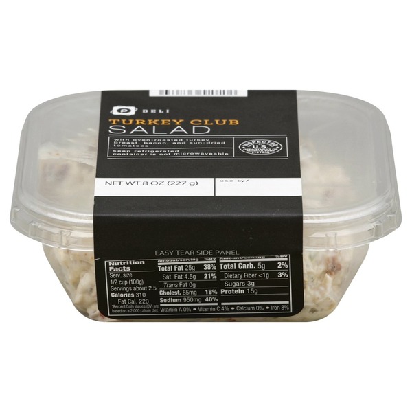 Publix Deli Salad, Turkey Club (8 oz) Instacart
