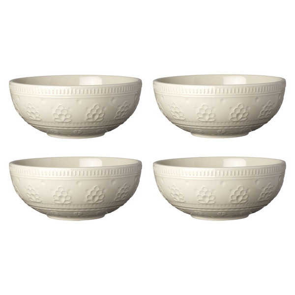 ALDI Crofton Embossed Dinnerware Bowls Off White Same-Day