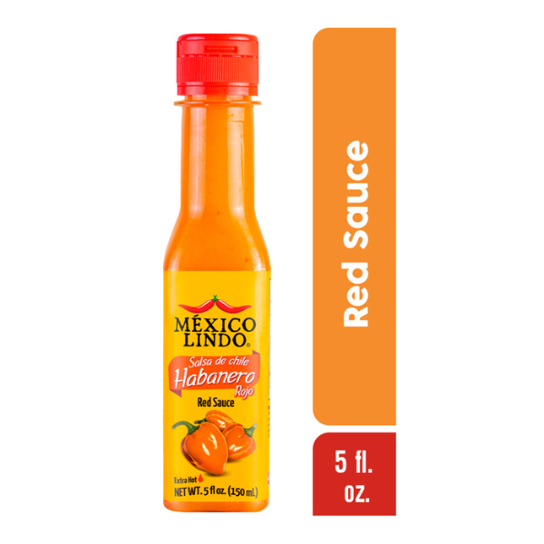 México Lindo Habanero Red Hot Sauce