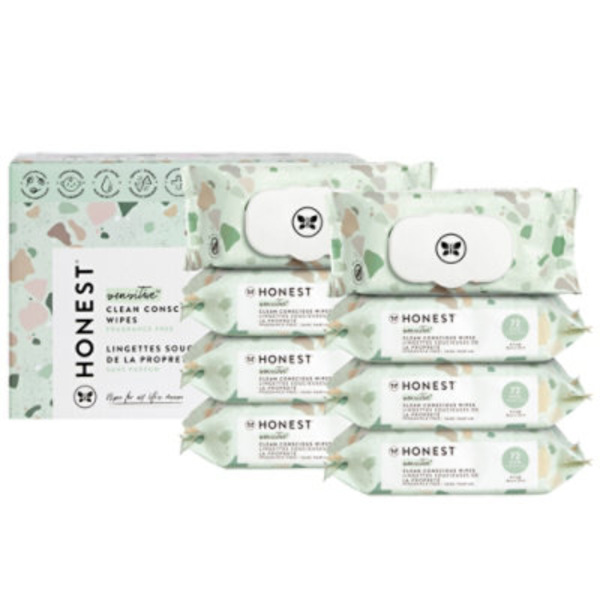 The Honest Company Clean Conscious Fragrance Free Wipes