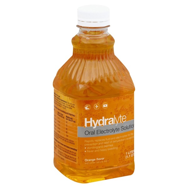 Hydralyte Oral Electrolyte Solution, Orange Flavor (1 L) Instacart
