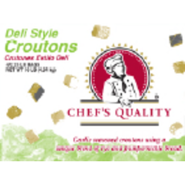 Chef's Quality - Deli Style Croutons - 4/2.5 lb Bag