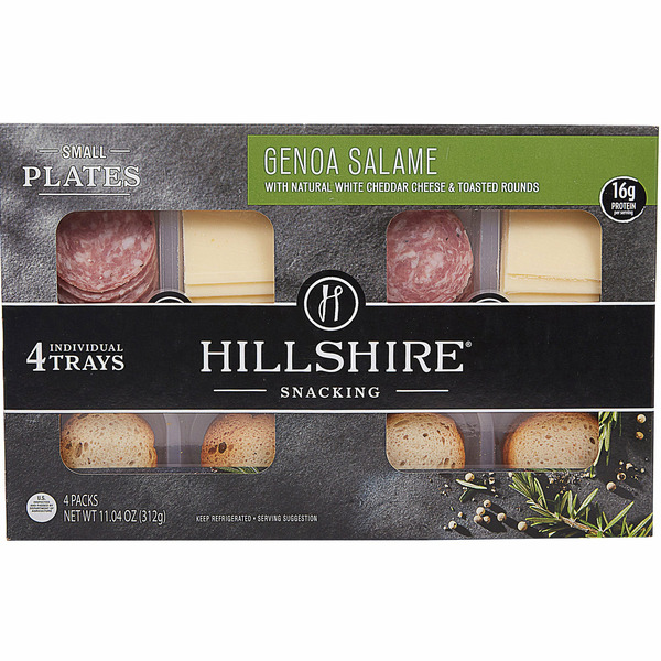 Hillshire Small Plates Cheese and Salame, 2.76 oz, 4-count