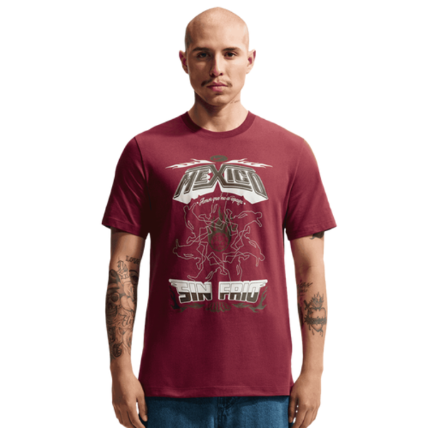 Nike Men's Mexico APLA Football NSW T-Shirt, XL - Red/White