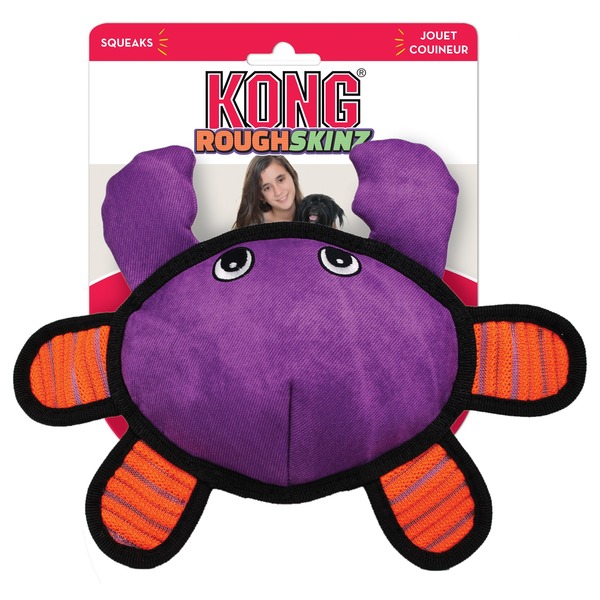Kong Co. Small & Extra Small Roughskinz Crab Dog Toy (0.14 lb) Instacart