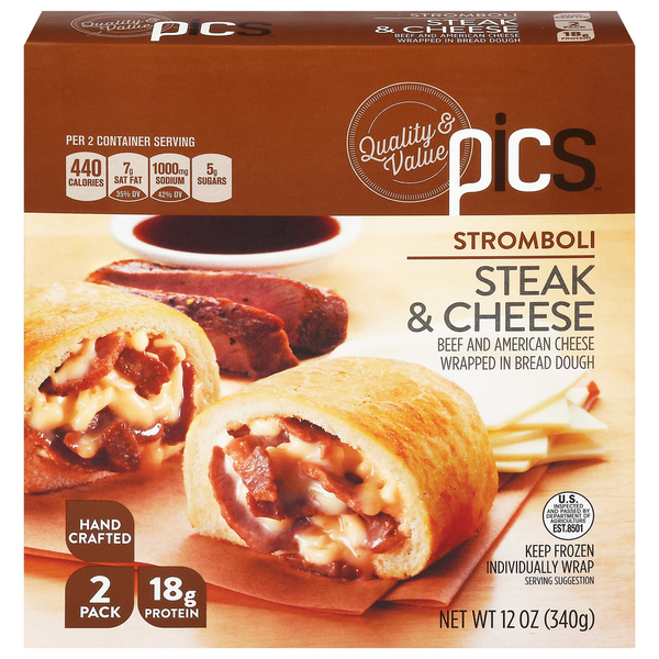 PICS Stromboli, Steak & Cheese Same-Day Delivery or Pickup