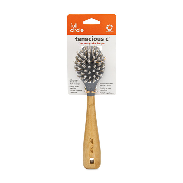 Full Circle Tenacious C, Cast Iron Brush and Scraper