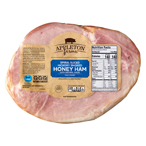 Appleton Farms Spiral Sliced Ham Same-Day Delivery or Pickup | ALDI