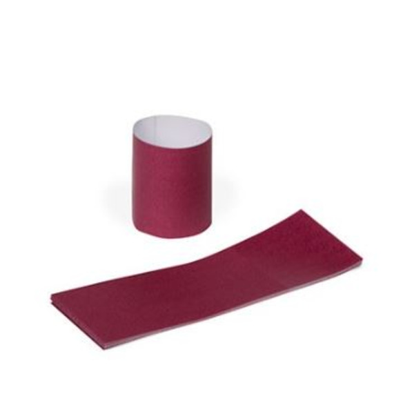 NAPKIN BAND BURGNDY
