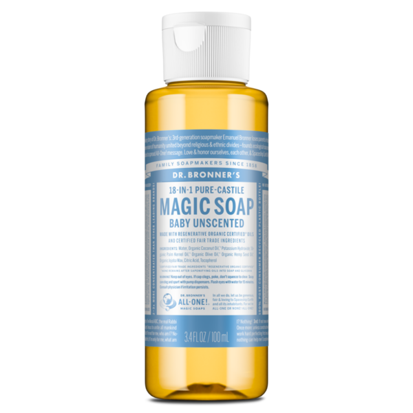 Dr. Bronner's 18-in-1 Pure-Castile Magic Soap - Baby Unscented